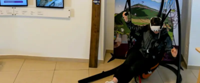 Parapente en réalité virtuelle : nouvelle expérience à Millau