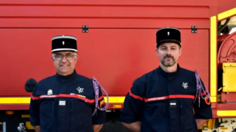 Passation de commandement au centre de secours de Serverette