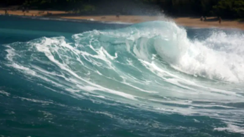 Pêcheuse survit 7 minutes sous l'eau après avoir été emportée par une vague scélérate