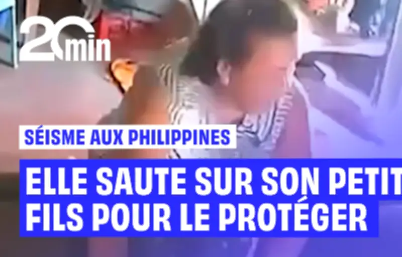 Philippines : une grand-mère protège son petit-fils lors du séisme