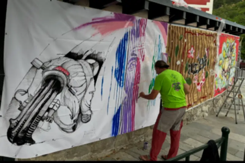 Pierre Testud ouvre son Académie de peinture à La Brigue