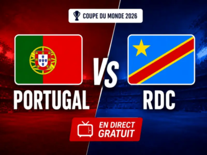 Portugal - RDC : Où voir le match depuis l'étranger ?