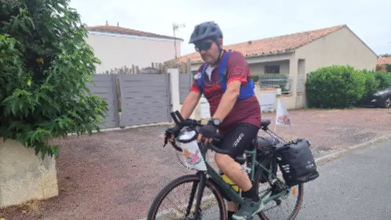 Périple solidaire de Xavier Fouchon : passage à Béziers ce vendredi