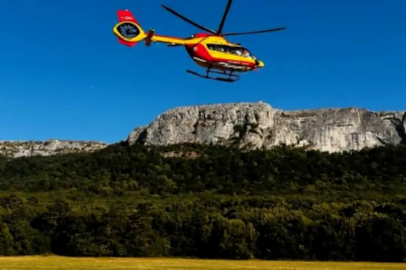 Randonneuse hélitreuillée après une chute dans la Sainte-Baume