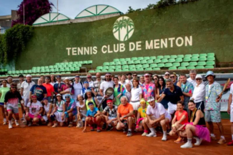 Retour aux années 80 au Tennis Club de Menton avec un tournoi vintage réussi