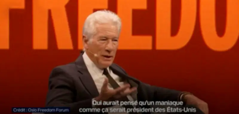 Richard Gere qualifie Trump de «maniaque destructeur» du peuple américain
