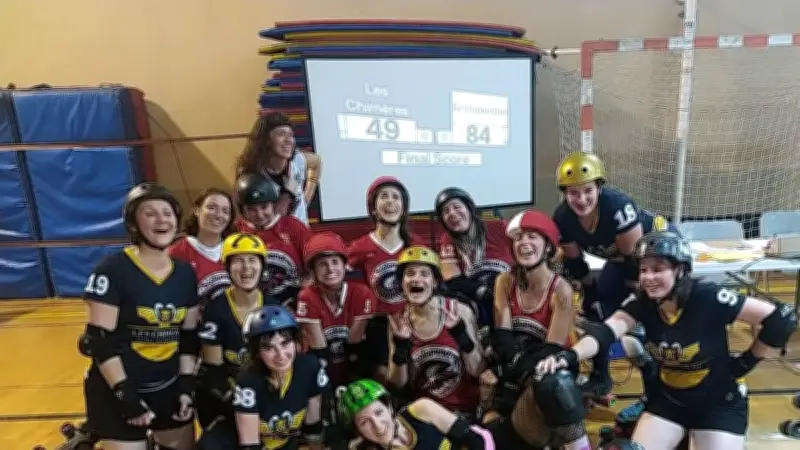 Roller derby : les Scolopendres du Salagou remportent leur premier match