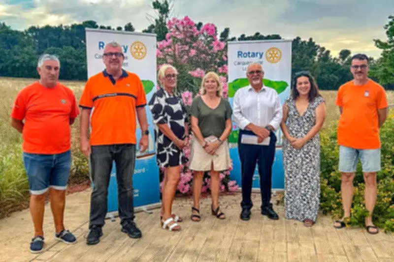 Rotary Club remet 4 chèques à des associations locales à La Crau