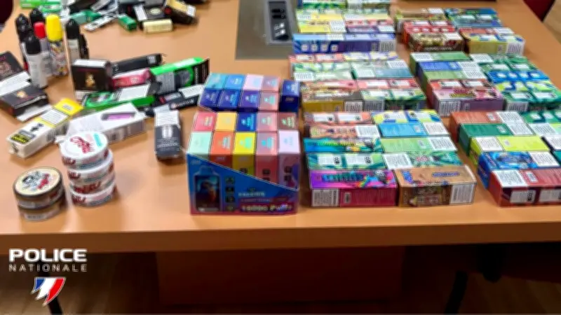 Saisie de puffs et protoxyde d'azote à Montpellier
