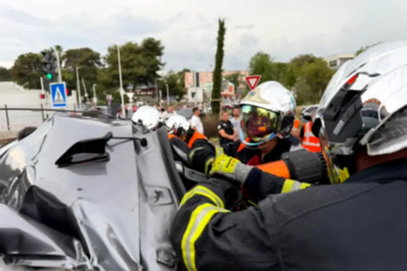 Spectaculaire carambolage à Antibes : une vingtaine de véhicules impliqués