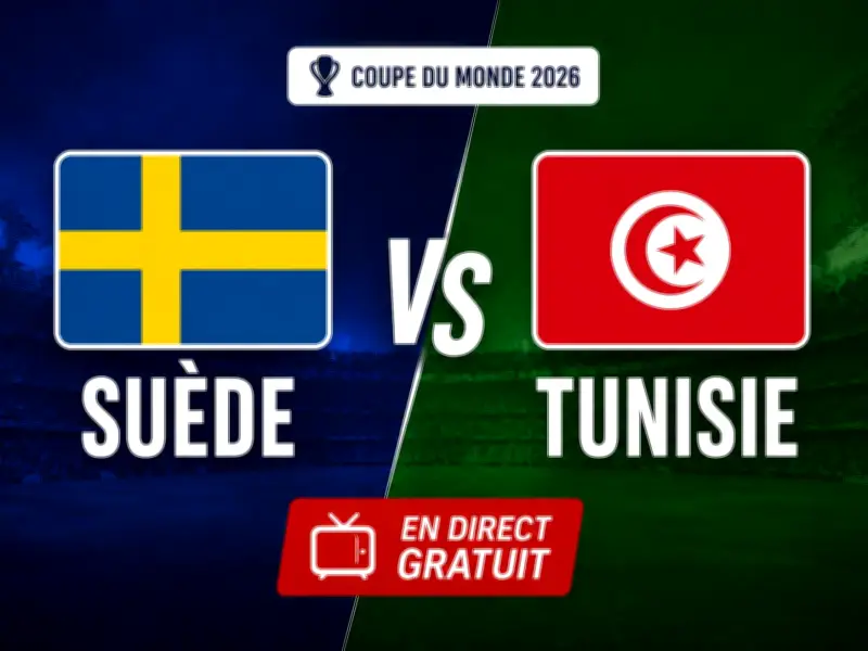 Suède-Tunisie : Où et comment regarder le match gratuitement ?