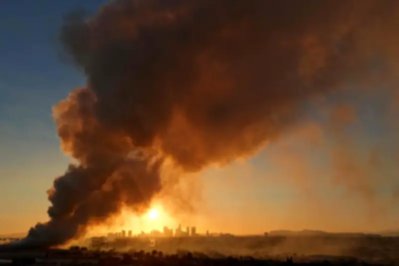 État d'urgence à Los Angeles après l'incendie d'un entrepôt frigorifique