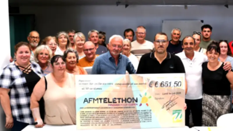 Téléthon à Uchaud : progression record grâce aux bénévoles