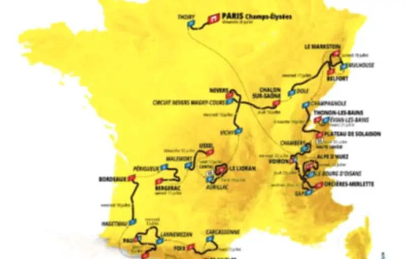 Tour de France 2026 : départ de Barcelone, 3321 km et 21 étapes