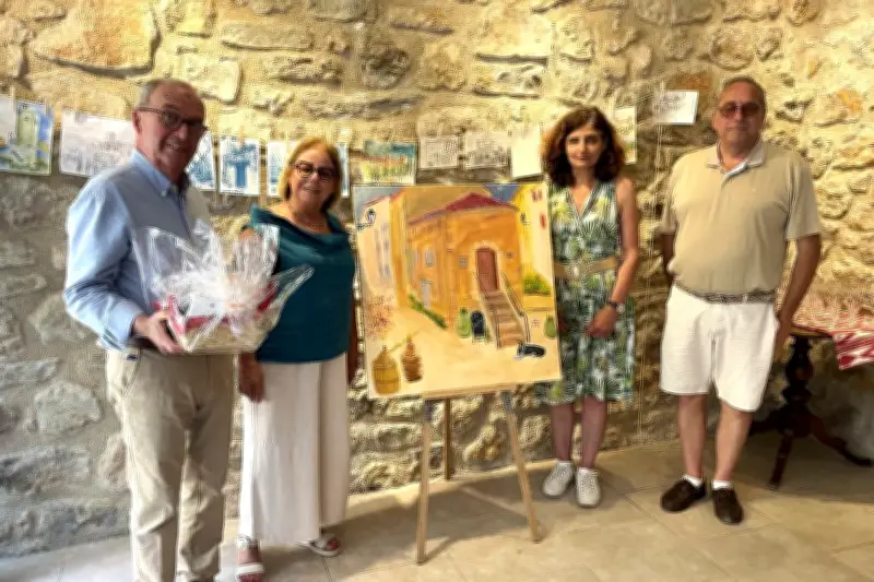Tourrettes pose pour les artistes : le village varois devient musée à ciel ouvert