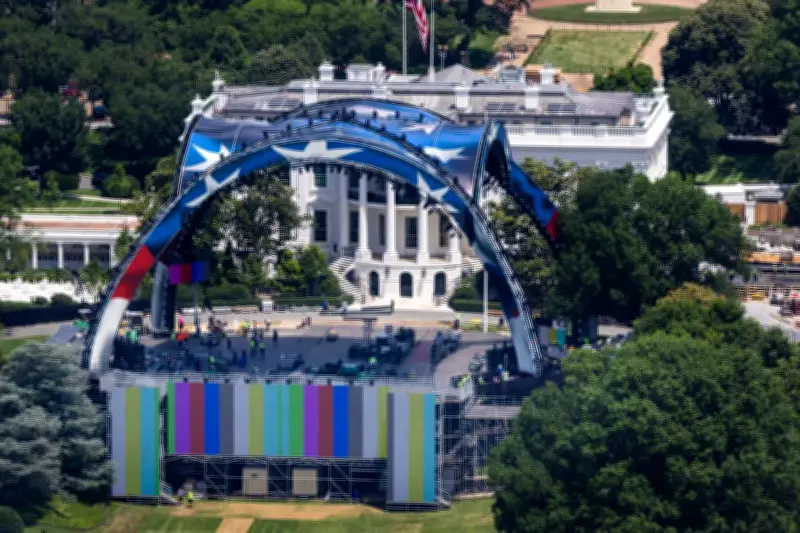 UFC à la Maison Blanche : les images des installations qui font débat