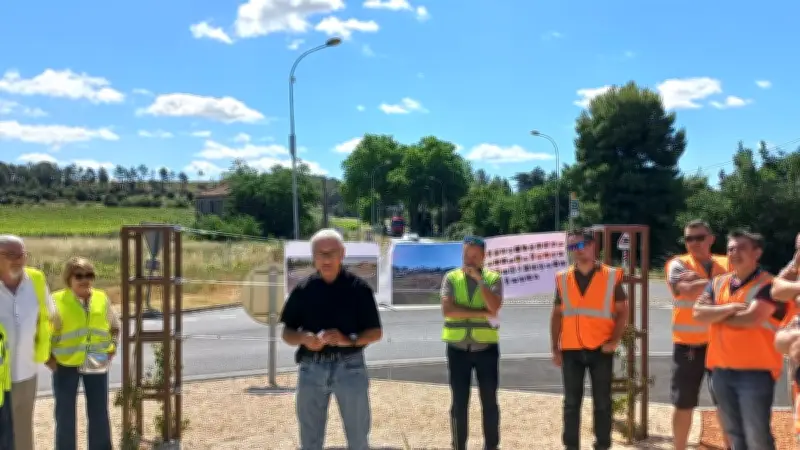 Un giratoire écologique et esthétique inauguré à Maureilhan