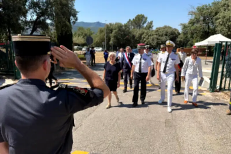 Visite de Catherine Vautrin à Brignoles : feux de forêt et séisme au Venezuela