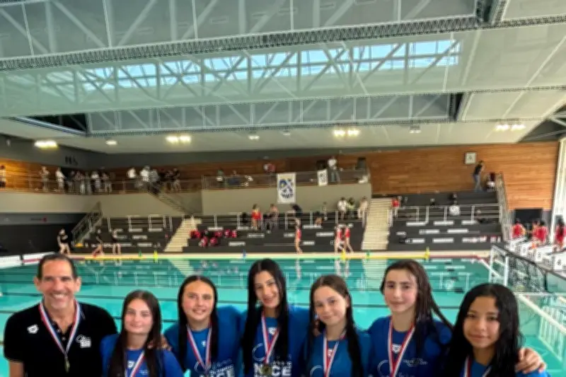 Water-polo U16 féminines : l'Olympic Nice Natation sacré champion de France