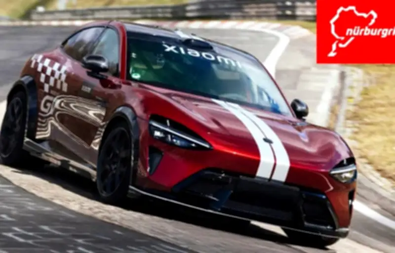Xiaomi YU7 boucle le Nürburgring en 10 min 29 s en conduite autonome
