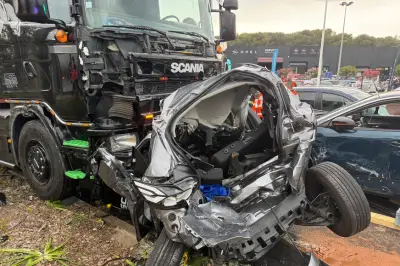 Carambolage à Antibes : l'état psychologique du chauffeur inquiète, 8 blessés légers