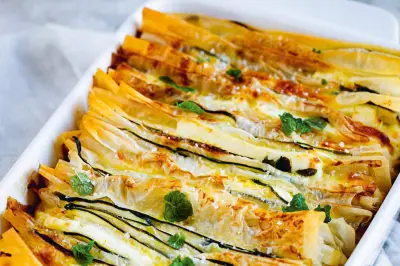 Crinkle cake courgette feta : recette estivale rapide et croustillante