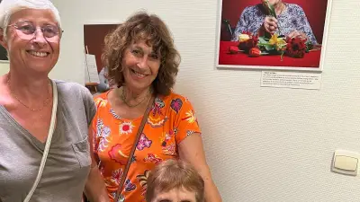 Expo photo à l'Ehpad : des portraits qui racontent des vies en plein air
