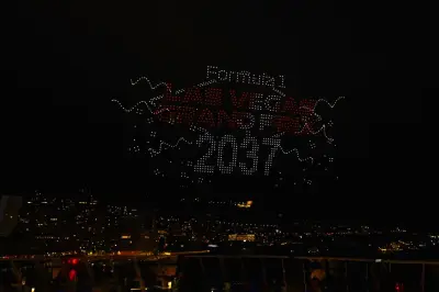 F1 : 3 050 drones illuminent Monaco, GP de Las Vegas prolongé