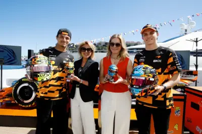 F1 Monaco 2026 : Norris et Piastri dévoilent leurs casques Lego®
