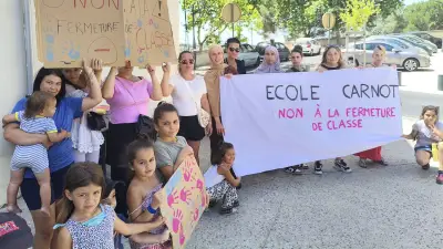 Fermeture d'une classe à Béziers : les parents manifestent