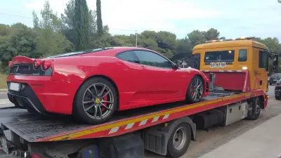 Ferrari flashée à 232 km/h : permis retiré et voiture confisquée