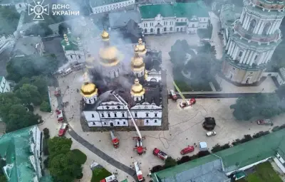 Frappes russes en Ukraine : 11 morts, la cathédrale de Kiev touchée