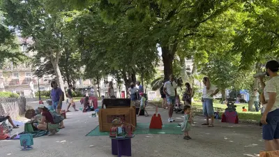 Fête de la musique à Sète : les enfants ouvrent le bal au parc Simone-Veil