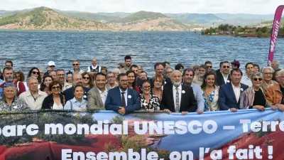 Géoparc Terres d'Hérault : la labellisation Unesco célébrée au Salagou