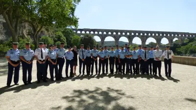 Huit sportifs de haut niveau réservistes de la Gendarmerie du Gard