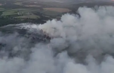 Incendie maîtrisé au Menez Hom, 30 hectares brûlés en Bretagne