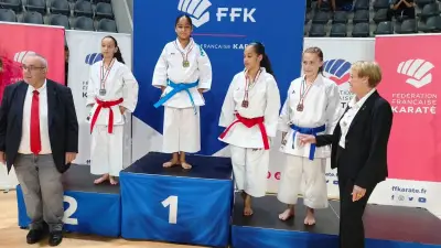 Karaté : Johtissa Gandhari doublement titrée à la Coupe de France Sud