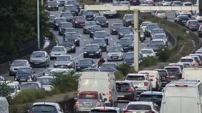Île-de-France : 430 km de bouchons ce lundi, plusieurs accidents