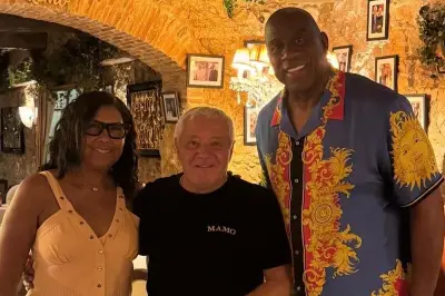 Magic Johnson, Shaq et Carmelo Anthony en vacances à Antibes