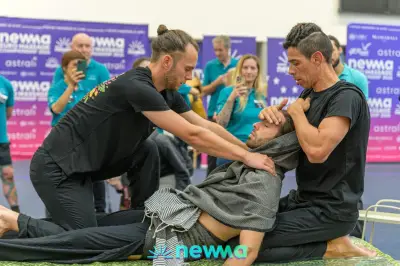 Massage à quatre mains : deux Varois champions d'Europe et « champions des champions »