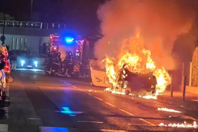 Nice : incendie d'un utilitaire boulevard des Jardiniers, six pompiers mobilisés