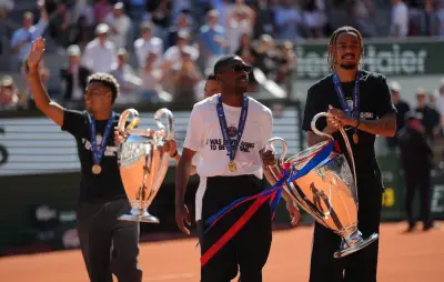 PSG : Dembélé et les stars parisiennes présentent la LDC à Roland-Garros