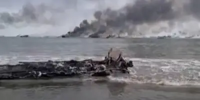 Équateur : un incendie détruit des dizaines de bateaux