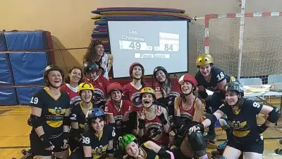 Roller derby : les Scolopendres du Salagou remportent leur premier match