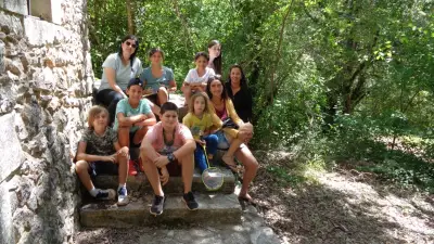 Stage nature et découverte pour les écoliers de Tourrihou à Montclus