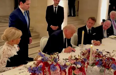 Trump, Macron et l'accord de Versailles : tensions et compromis