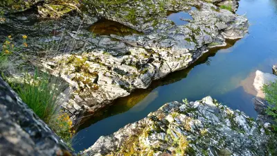 ULM traquera les refuges thermiques aquatiques dans les Cévennes
