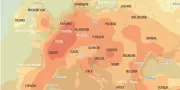Canicule en Europe : visualisez l'évolution de la vague de chaleur avec notre carte