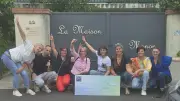 Chèque de 1 170 € remis à la Maison de Manon à Villeneuve-lès-Maguelone