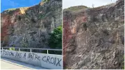 Croix à Comps : une enlevée, une autre installée dans la nuit